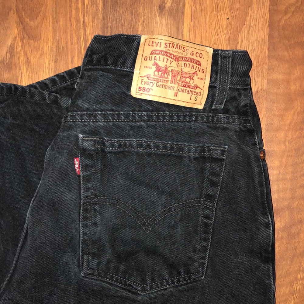 Black vintage Levi jeans